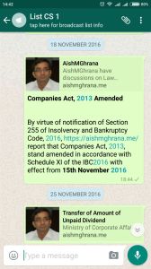 Update posted earlier to members